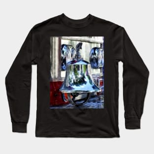 Firemen - Fire Engine Bell Closeup Long Sleeve T-Shirt